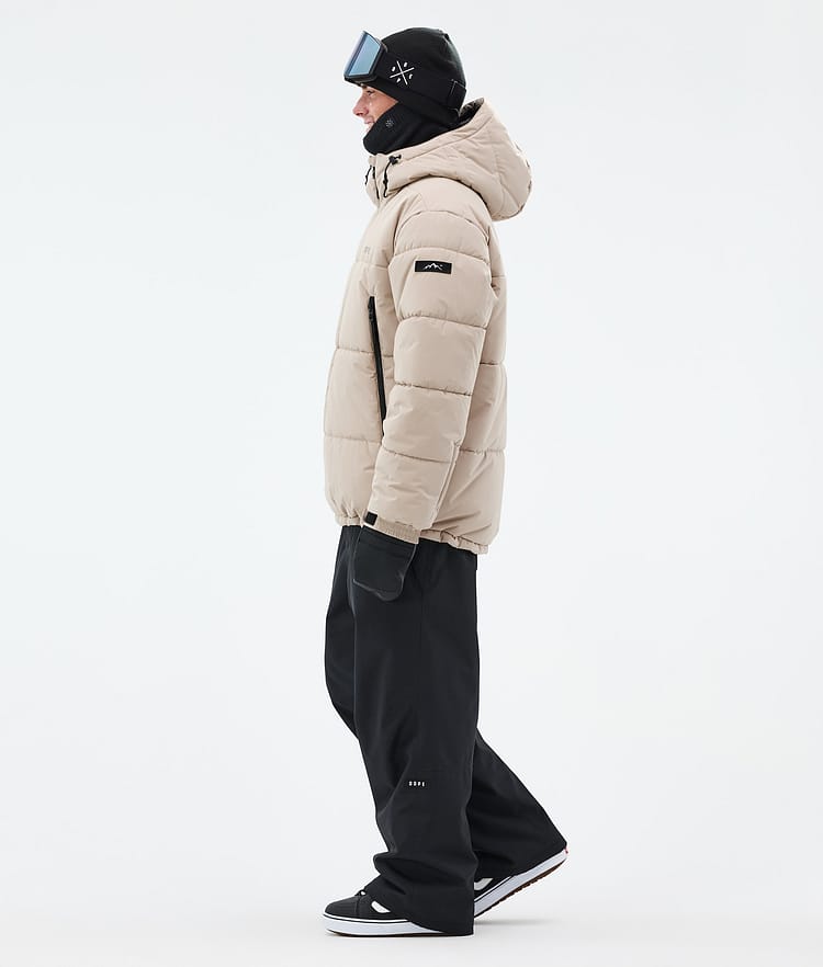 Dope Puffer Snowboardjakke Herre Sand, Bilde 4 av 9