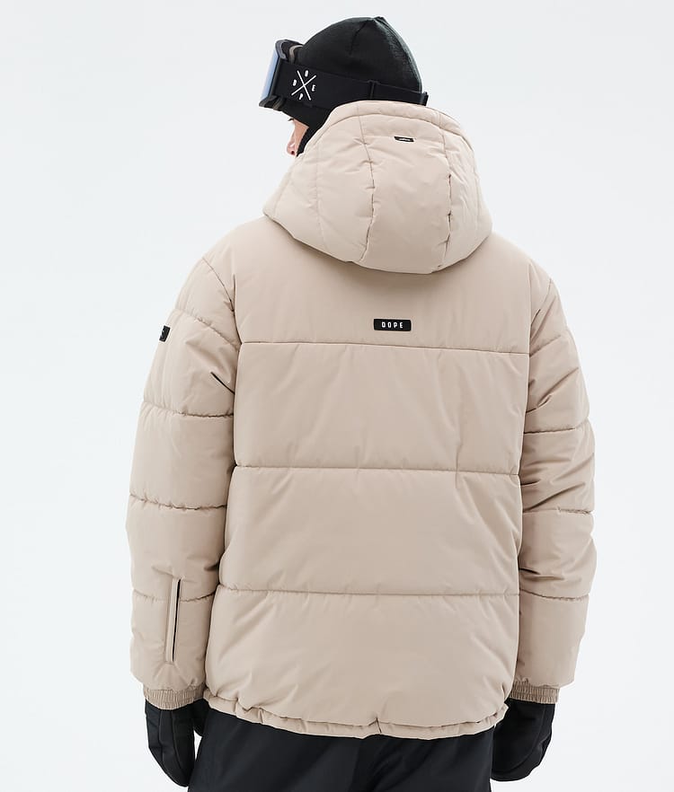 Dope Puffer Snowboardjakke Herre Sand, Bilde 7 av 9