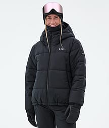 Dope Puffer W 25 Full Zip Snowboardjakke Dame Black