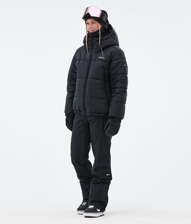 Dope Puffer W Snowboardjakke Dame Black, Bilde 3 av 9