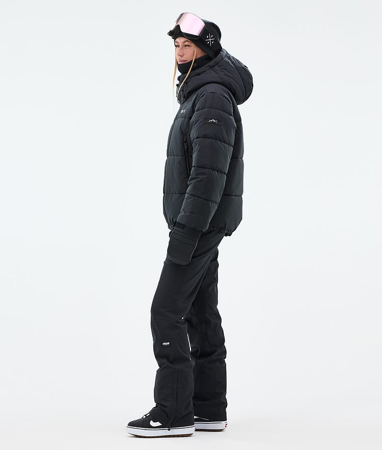 Dope Puffer W Snowboardjakke Dame Black, Bilde 4 av 9