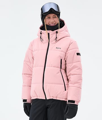 Dope Puffer W Full Zip Snowboardjakke Soft Pink