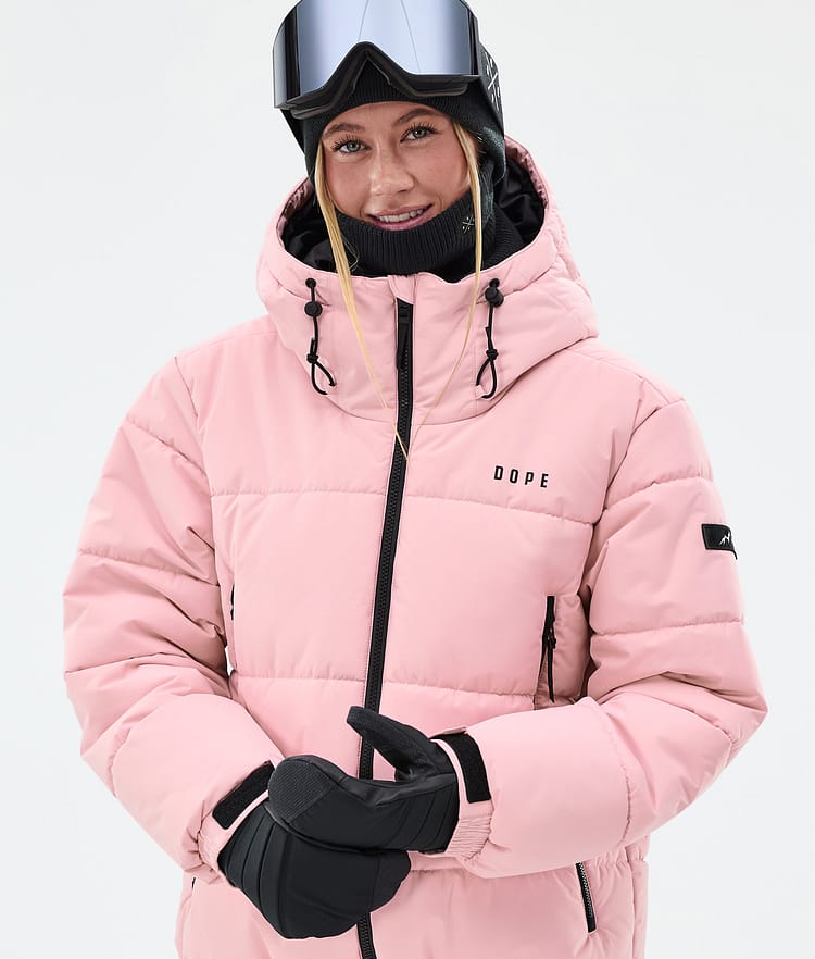 Dope Puffer W Skijakke Dame Soft Pink, Bilde 2 av 9