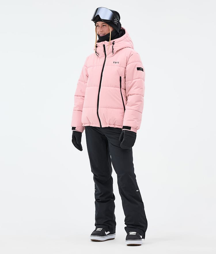 Dope Puffer W Snowboardjakke Dame Soft Pink, Bilde 3 av 9