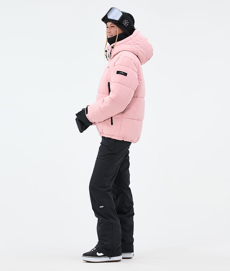 Dope Puffer W Snowboardjakke Dame Soft Pink, Bilde 4 av 9