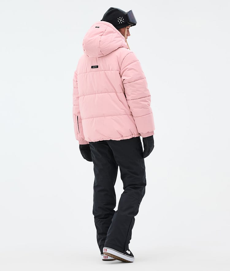 Dope Puffer W Snowboardjakke Dame Soft Pink, Bilde 5 av 9