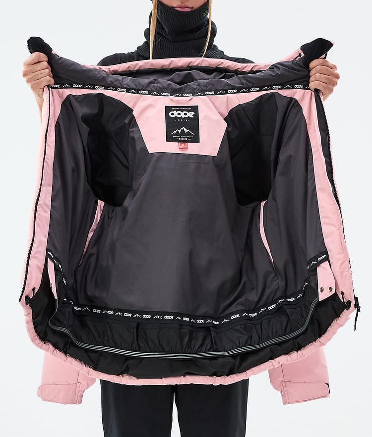 Dope Puffer W Skijakke Dame Soft Pink, Bilde 9 av 9
