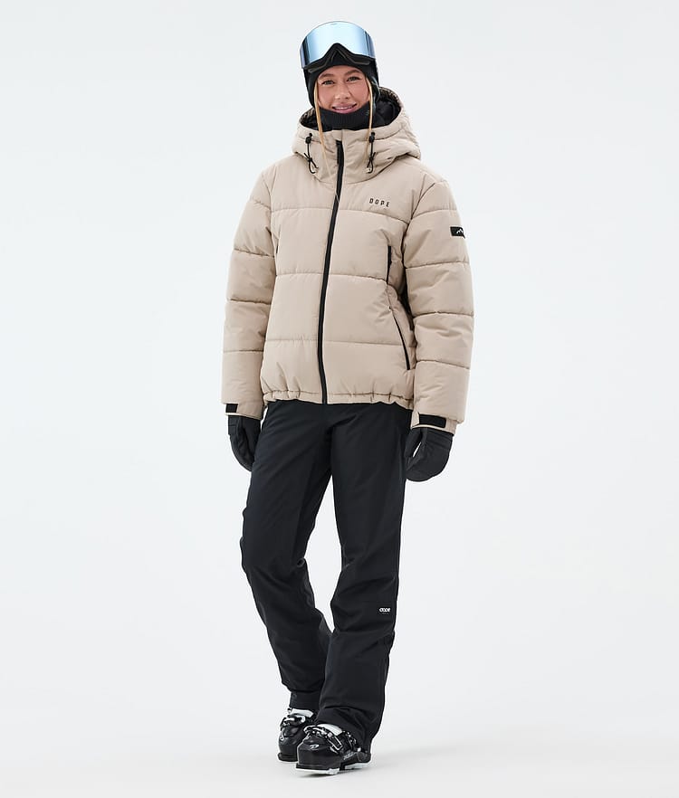 Dope Puffer W Skijakke Dame Sand, Bilde 3 av 9
