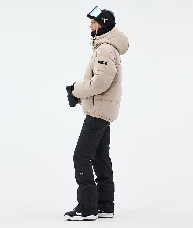 Dope Puffer W Snowboardjakke Dame Sand, Bilde 4 av 9