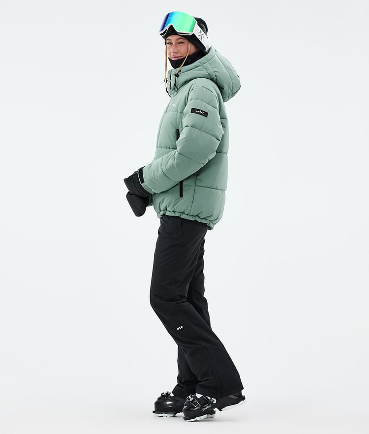Dope Puffer W Skijakke Dame Faded Green, Bilde 4 av 9