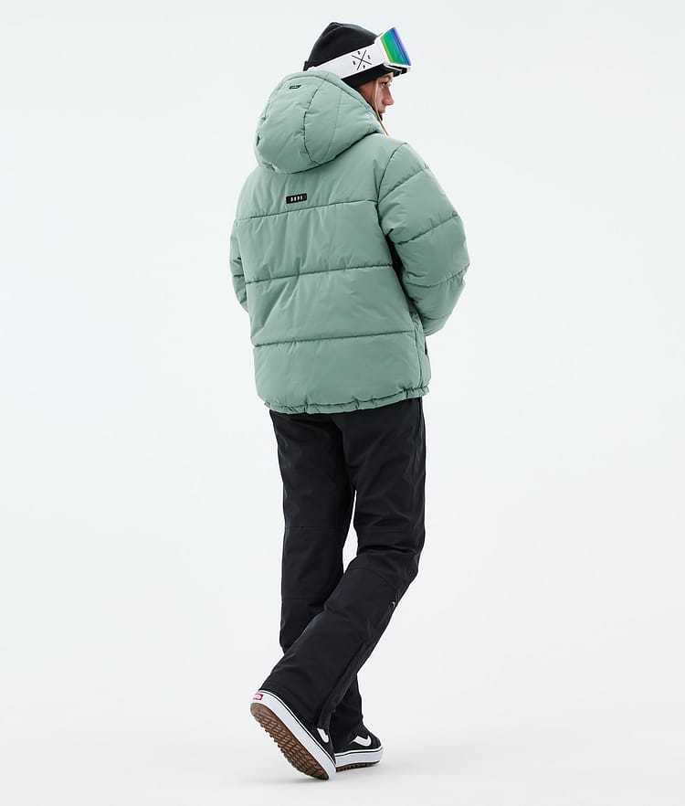 Dope Puffer W Snowboardjakke Dame Faded Green, Bilde 5 av 9
