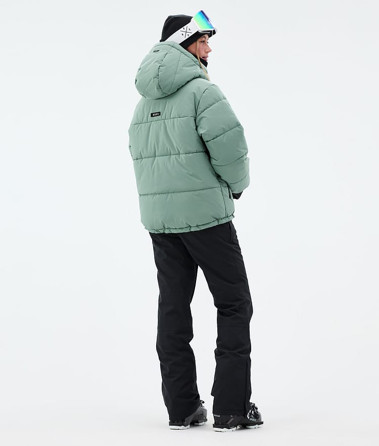 Dope Puffer W Skijakke Dame Faded Green, Bilde 5 av 9