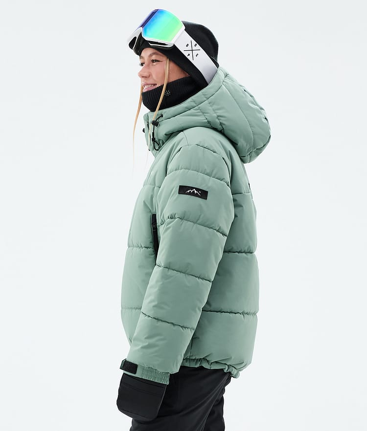 Dope Puffer W Skijakke Dame Faded Green, Bilde 6 av 9