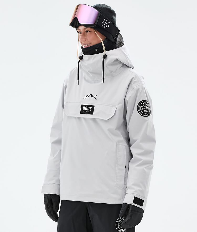 Dope Blizzard W Skijakke Dame Light Grey, Bilde 1 av 9