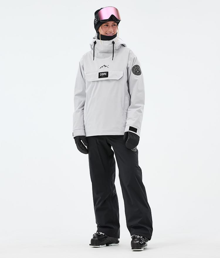Dope Blizzard W Skijakke Dame Light Grey, Bilde 3 av 9