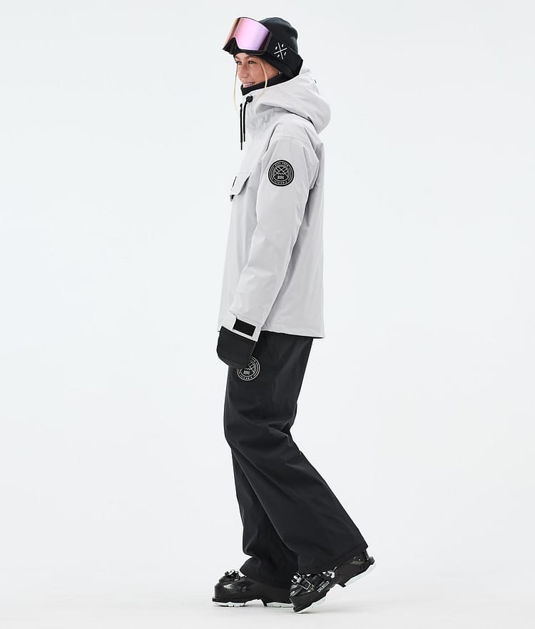Dope Blizzard W Skijakke Dame Light Grey, Bilde 4 av 9