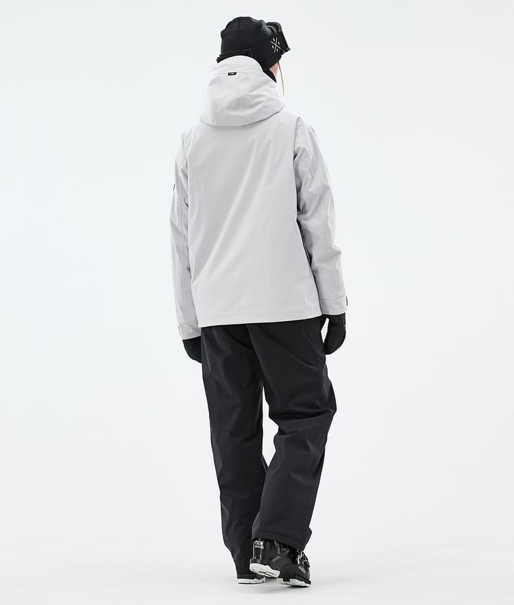 Dope Blizzard W Skijakke Dame Light Grey, Bilde 5 av 9