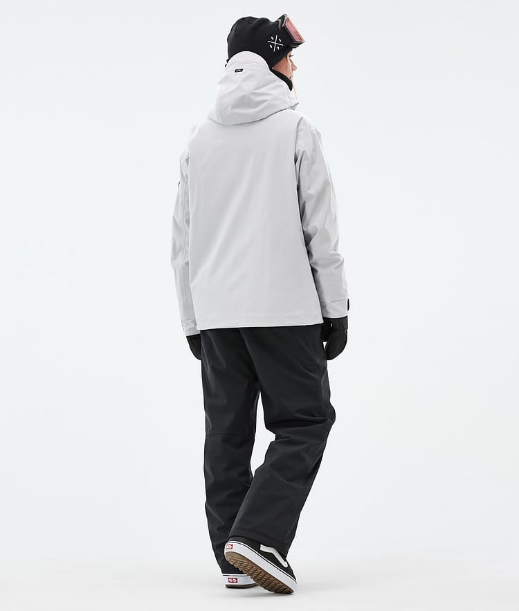 Dope Blizzard W Snowboardjakke Dame Light Grey, Bilde 5 av 9