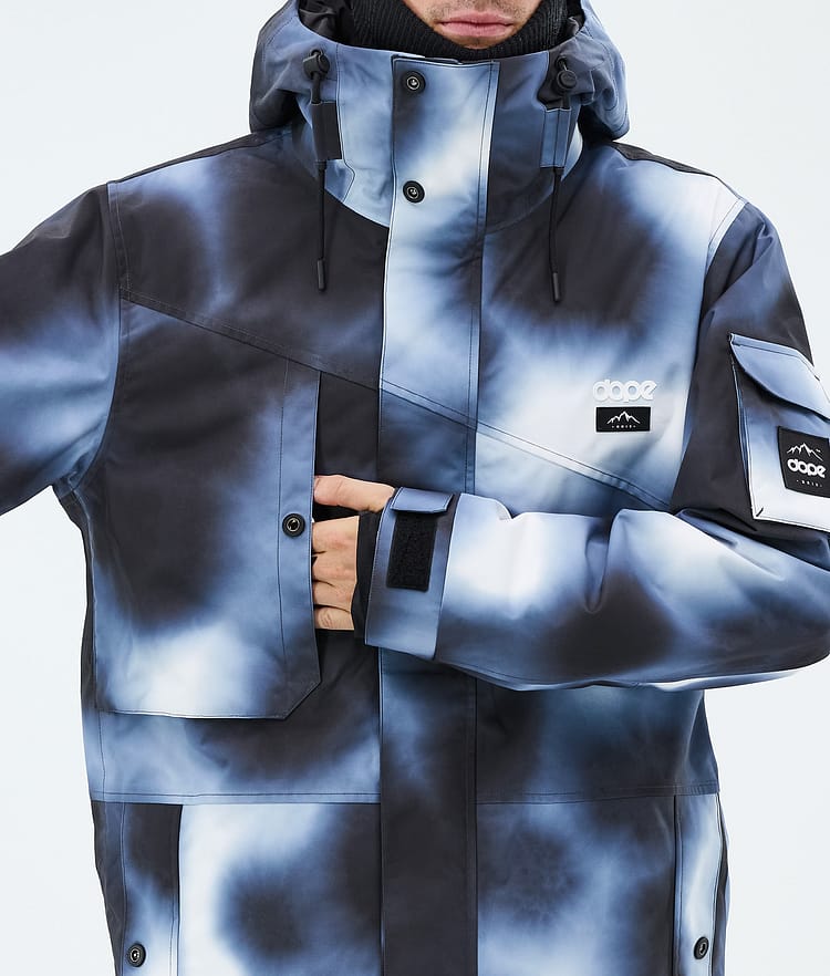Dope Adept Snowboardjakke Herre Dark Blue Tiedye, Image 8 of 9
