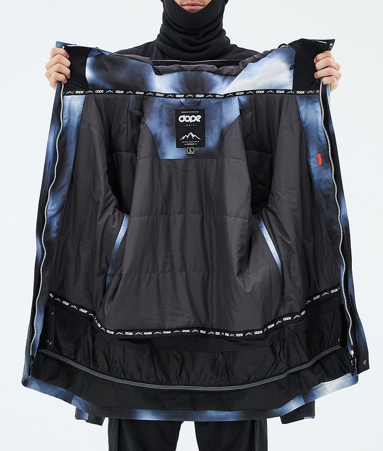 Dope Adept Snowboardjakke Herre Dark Blue Tiedye, Image 9 of 9