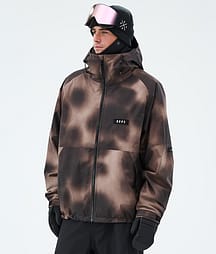 Dope Spartan Skijakke Herre Brown Tiedye