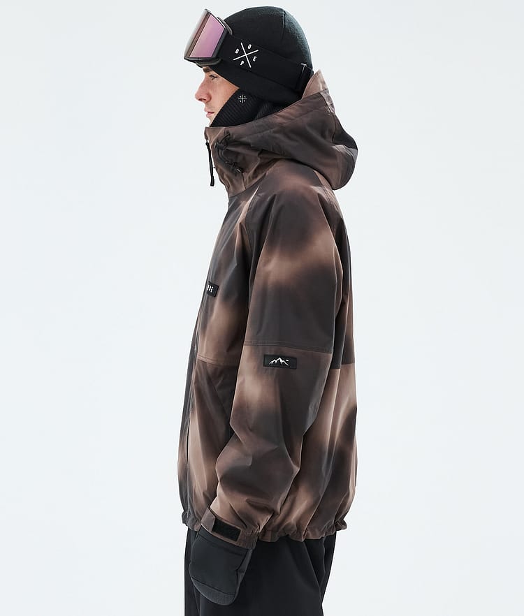 Dope Spartan Snowboardjakke Herre Brown Tiedye, Image 5 of 8