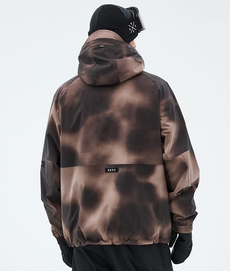 Dope Spartan Snowboardjakke Herre Brown Tiedye, Image 6 of 8