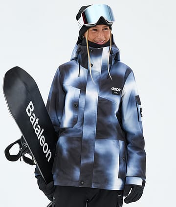 Adept W Snowboardjakke Dark Blue Tiedye