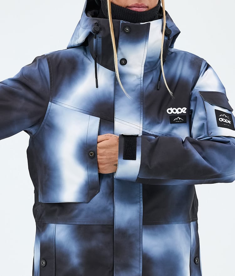 Dope Adept W Snowboardjakke Dame Dark Blue Tiedye, Image 8 of 9