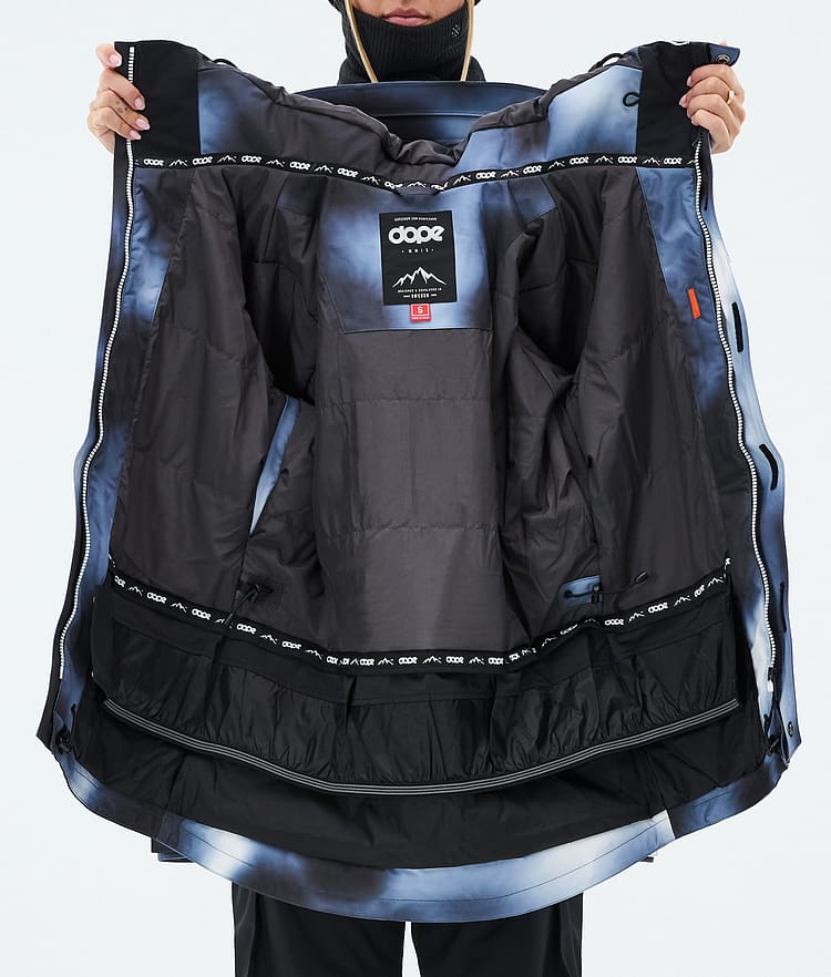 Dope Adept W Skijakke Dame Dark Blue Tiedye, Image 9 of 9