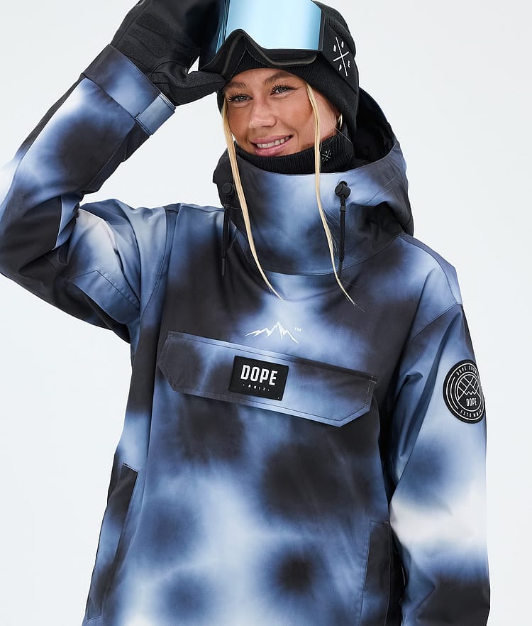 Dope Blizzard W Skijakke Dame Dark Blue Tiedye, Image 4 of 8