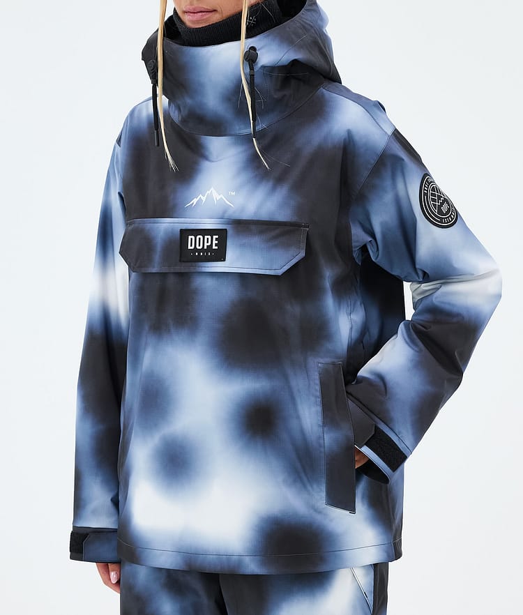 Dope Blizzard W Skijakke Dame Dark Blue Tiedye, Image 7 of 8