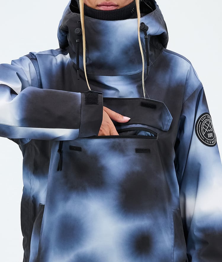 Dope Blizzard W Skijakke Dame Dark Blue Tiedye, Image 8 of 8