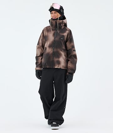 Dope Spartan W Snowboardoutfit Brown Tiedye/Black