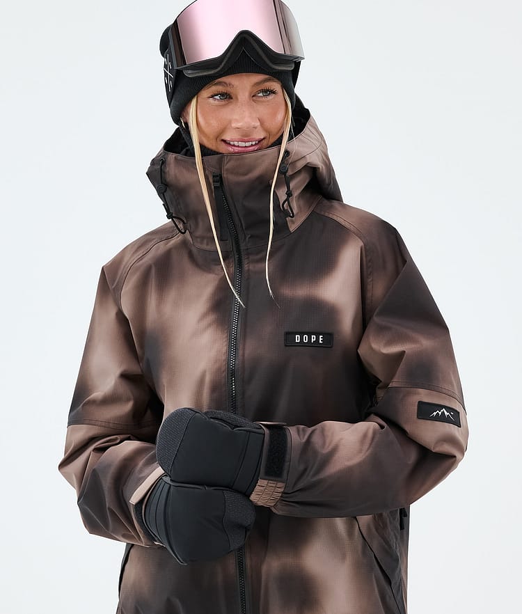Dope Spartan W Skijakke Dame Brown Tiedye, Image 4 of 8