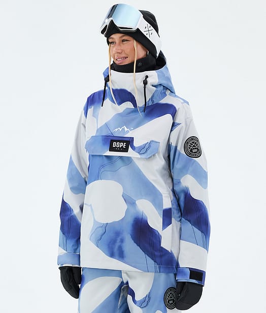 Dope Blizzard W Snowboardjakke Dame Blue Ice