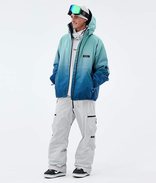 Dope Spartan Snowboardoutfit Turquoise/Light Grey