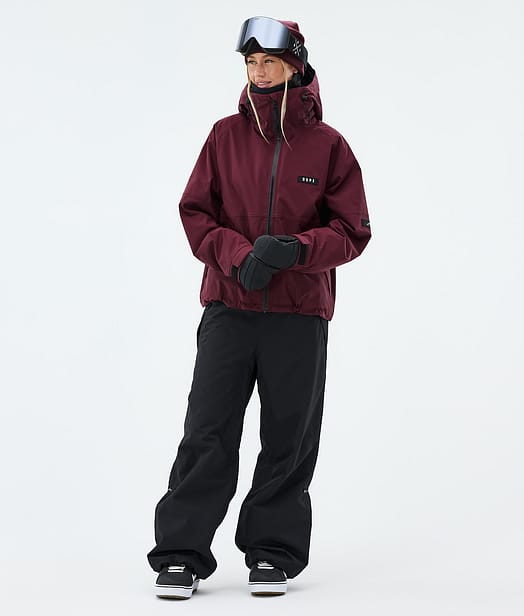 Dope Spartan W Snowboardoutfit Burgundy/Black