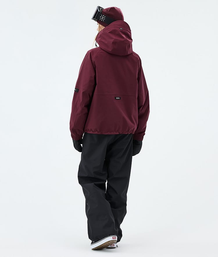 Dope Spartan W Snowboardoutfit Dame Burgundy/Black, Image 2 of 2