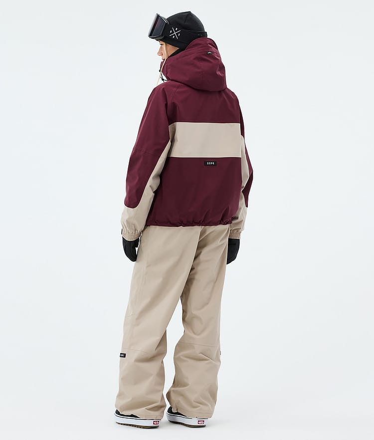Dope Spartan W Snowboardoutfit Dame Burgundy/Sand, Image 2 of 2
