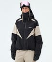 Dope Spartan W Snowboardjakke Dame Spike Black/Sand