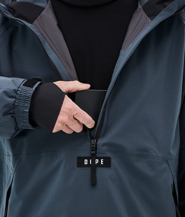 Dope Arnok Snowboardjakke Herre Metal Blue, Image 8 of 8