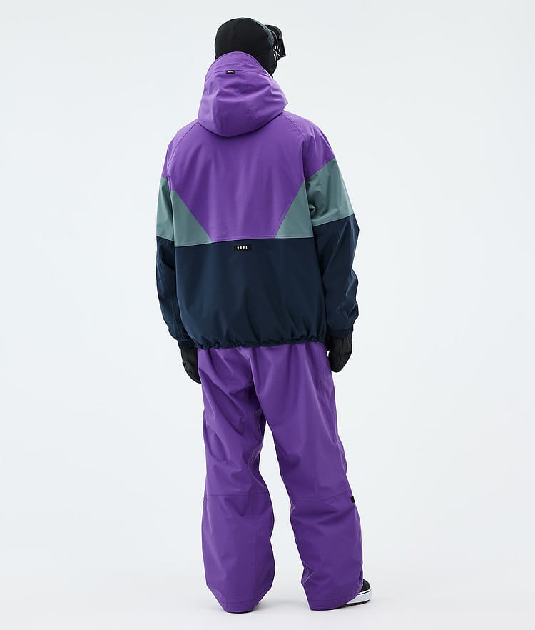 Dope Spartan Snowboardoutfit Herre Vivid Purple/Atlantic/Dark Blue, Image 2 of 2