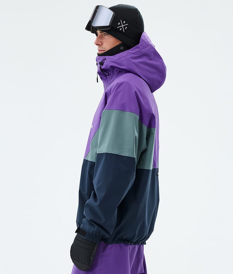 Dope Spartan Skijakke Herre Sport Vivid Purple/Atlantic/Dark Blue, Image 5 of 8