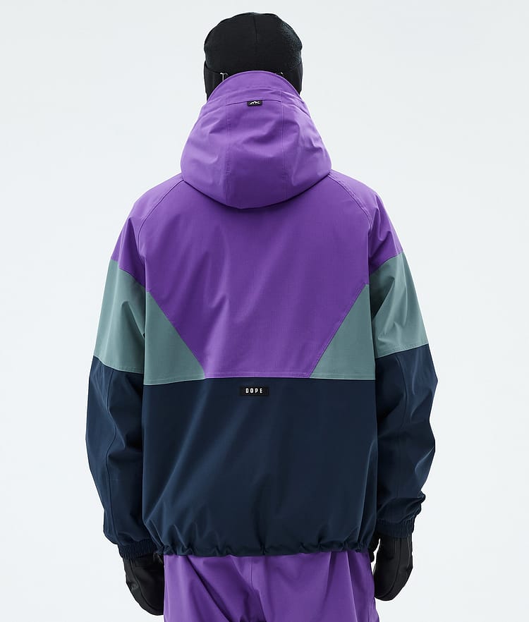 Dope Spartan Skijakke Herre Sport Vivid Purple/Atlantic/Dark Blue, Image 6 of 8