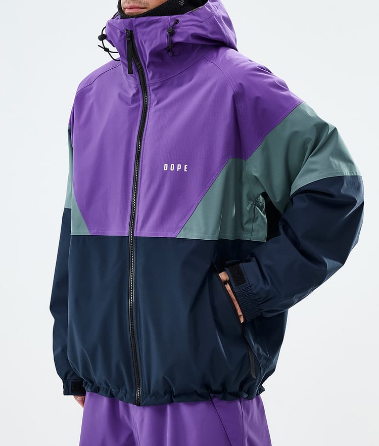 Dope Spartan Skijakke Herre Sport Vivid Purple/Atlantic/Dark Blue, Image 7 of 8