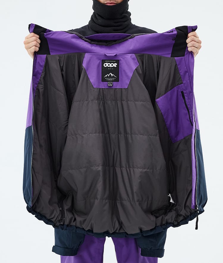 Dope Spartan Skijakke Herre Sport Vivid Purple/Atlantic/Dark Blue, Image 8 of 8