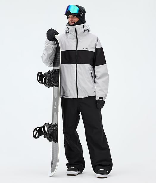 Dope Spartan Snowboardoutfit Light Grey/Black