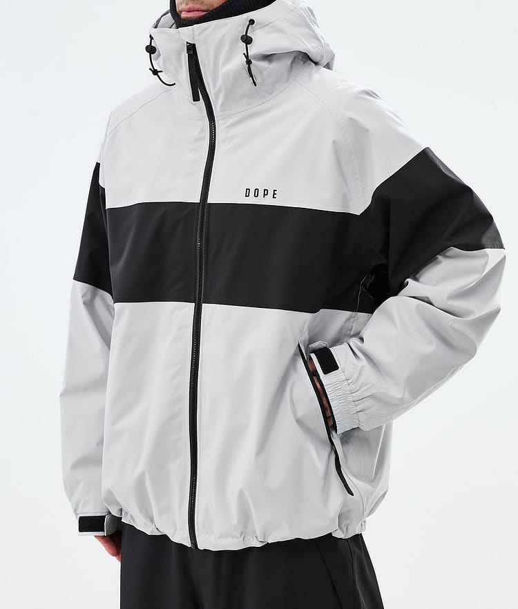 Dope Spartan Skijakke Herre Stripe Light Grey/Black, Image 7 of 8