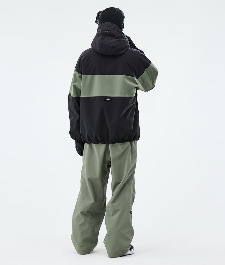 Dope Spartan Snowboardoutfit Herre Black/Moss Green, Image 2 of 2